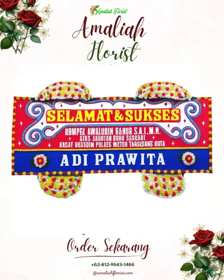 Papan Bunga Ucapan Selamat Suniarsih